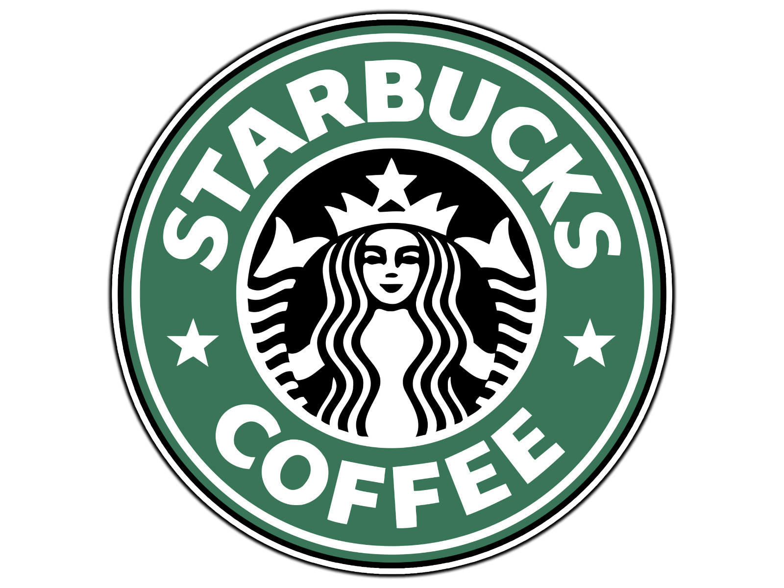 #0786 Starbucks Logo #1 Waterproof Vinyl Sticker Decal Die-Cut