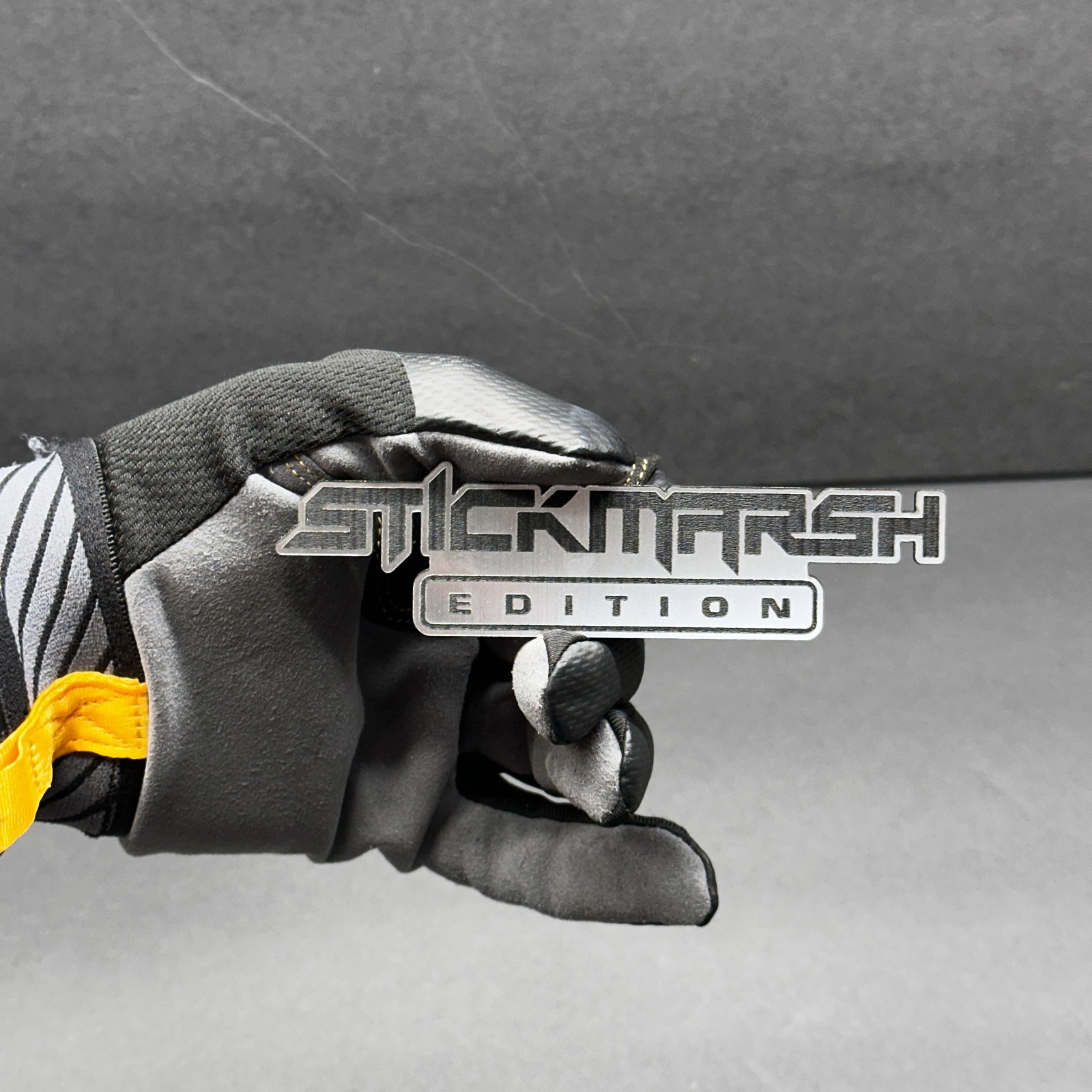 Car badge CUSTOM TEXT Emblem, Car emblem racing BRUSHED SILVER Text Name Logo