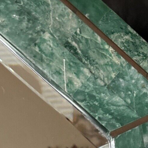 Maitland-Smith Emerald Tessellated Marble Mirror