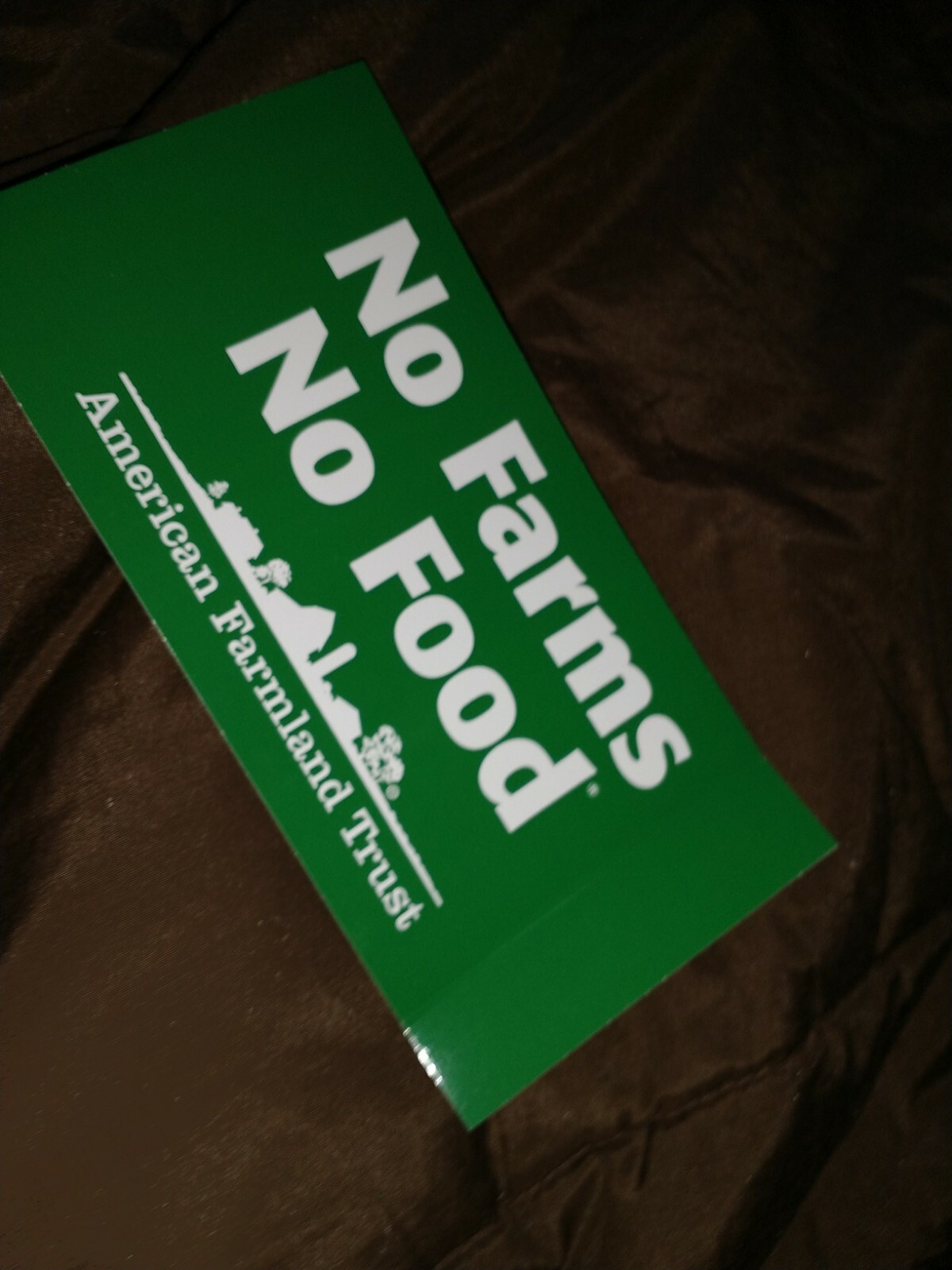 No Farms No Food…Sticker.. Support Farmers/America Workers… Farmland Pride $