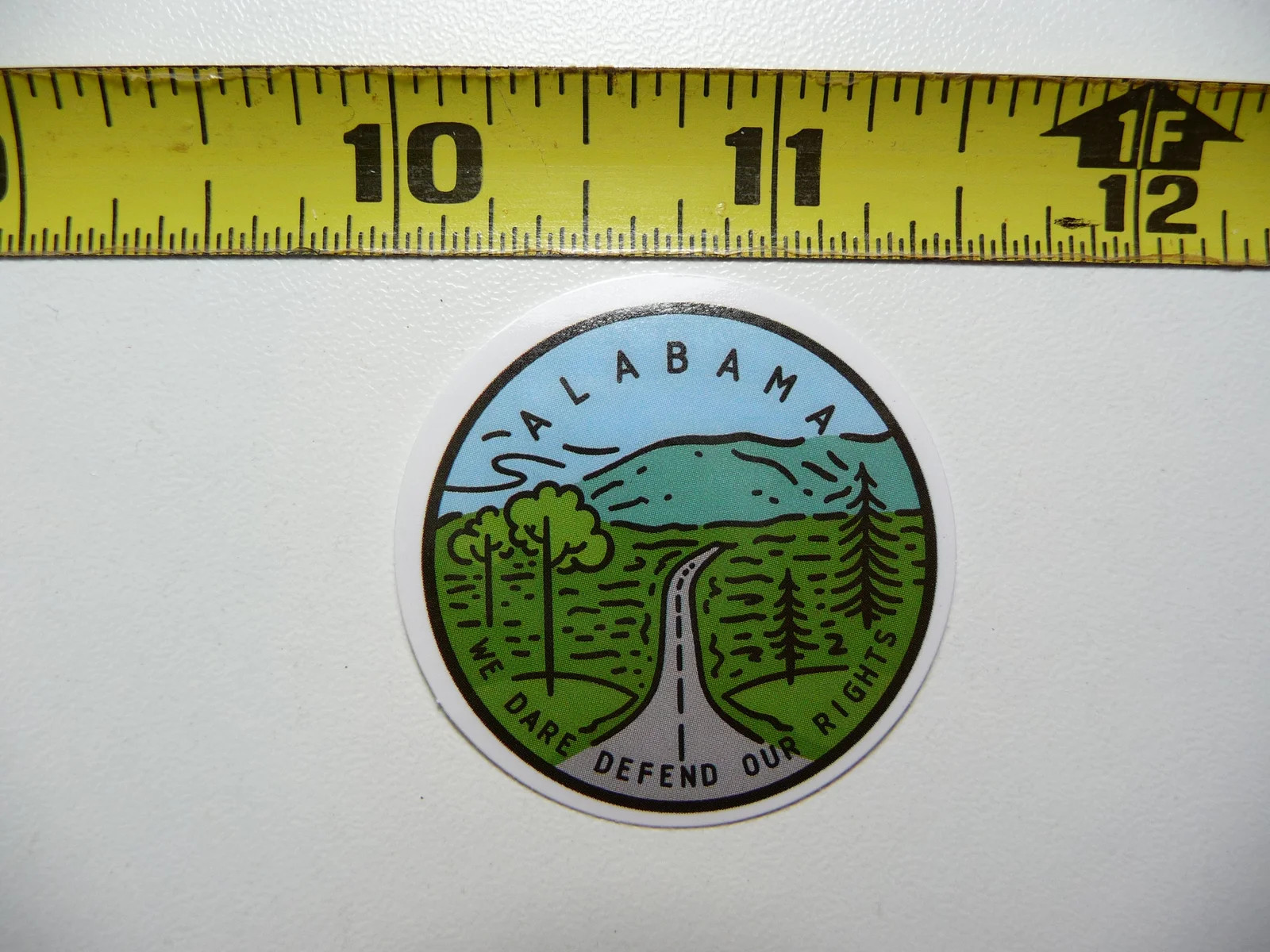 ALABAMA SMALL STICKER DECAL LOVE HOME STATE MOTTO PRIDE FUN FUNNY