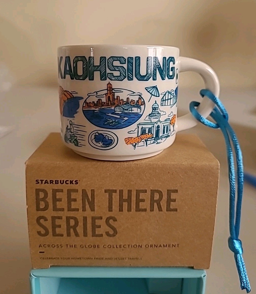 NEW Starbucks Kaohsiung ORNAMENT Mug 2oz Been There Series Espresso Taiwan