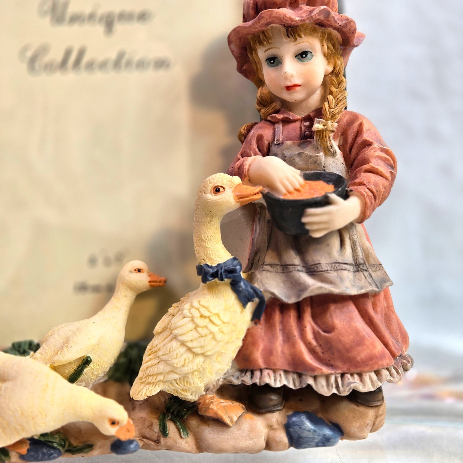The Unique Collection 5 X 7 In Boy Fishing Girl Feeding Ducks Picture Frame