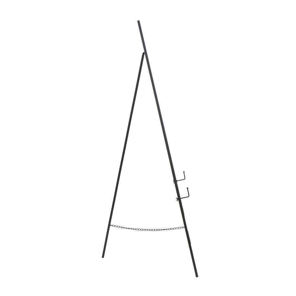 56 In. Black Metal Display 3 Tier Geometric Easel