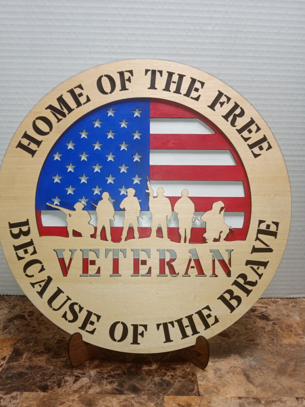 Veteran Plaque 11 3/4″ Diameter