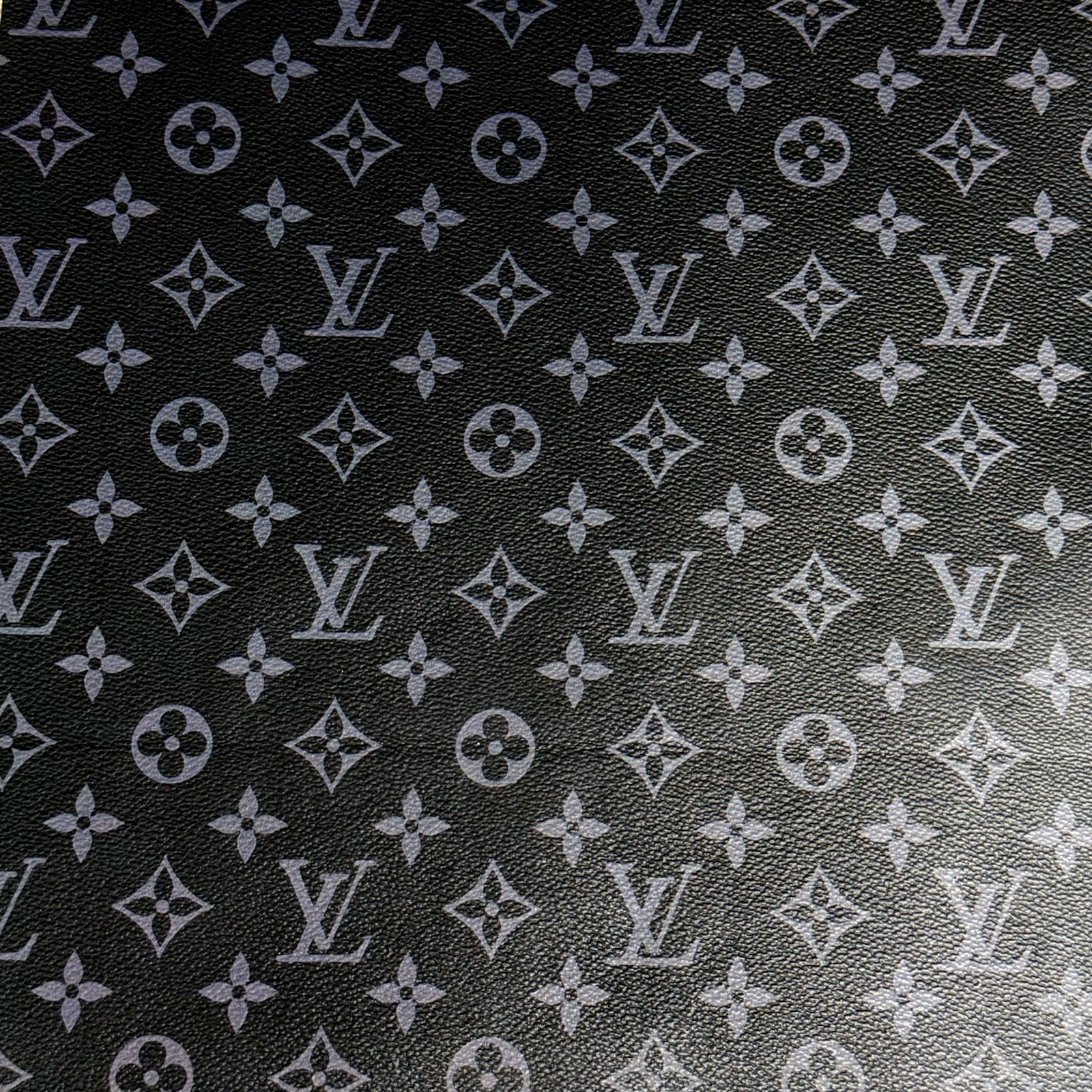 LV Gray Monogram Vinyl for Crafting Classic Size piece 12″ X 12″