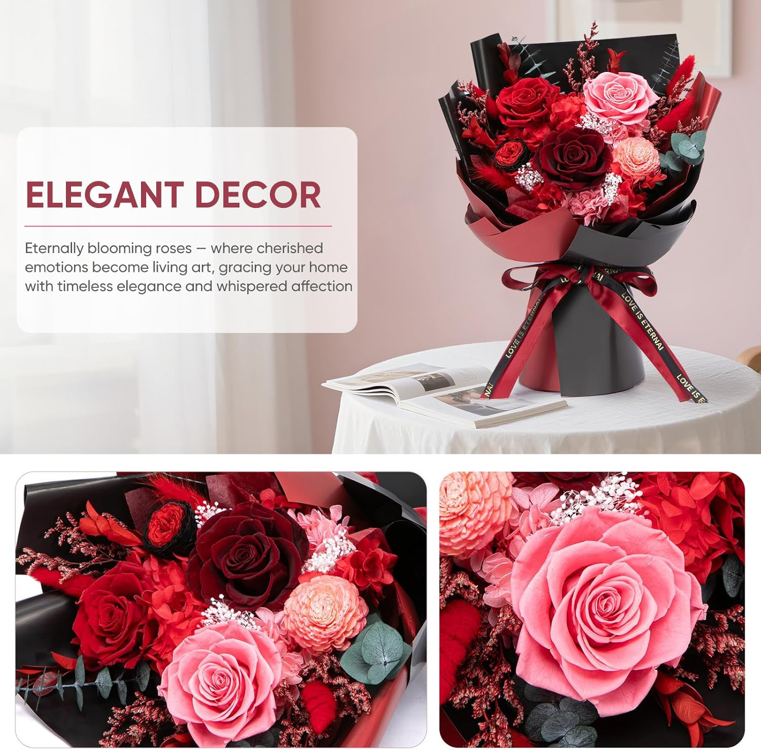 Flowers for Delivery Preserved Fresh Flower Bouquet Mothers Day Roses Gifts for