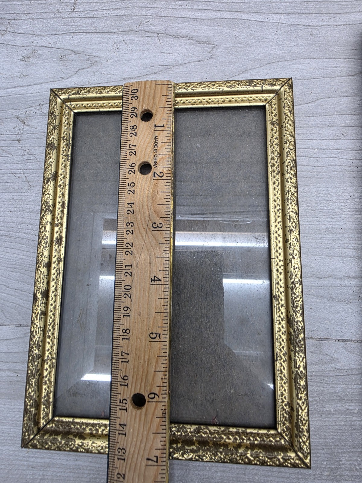 Vintage Picture Frame Lot Of 4 Brass Gold Tone MCM Mixed Varies Ornate PF006