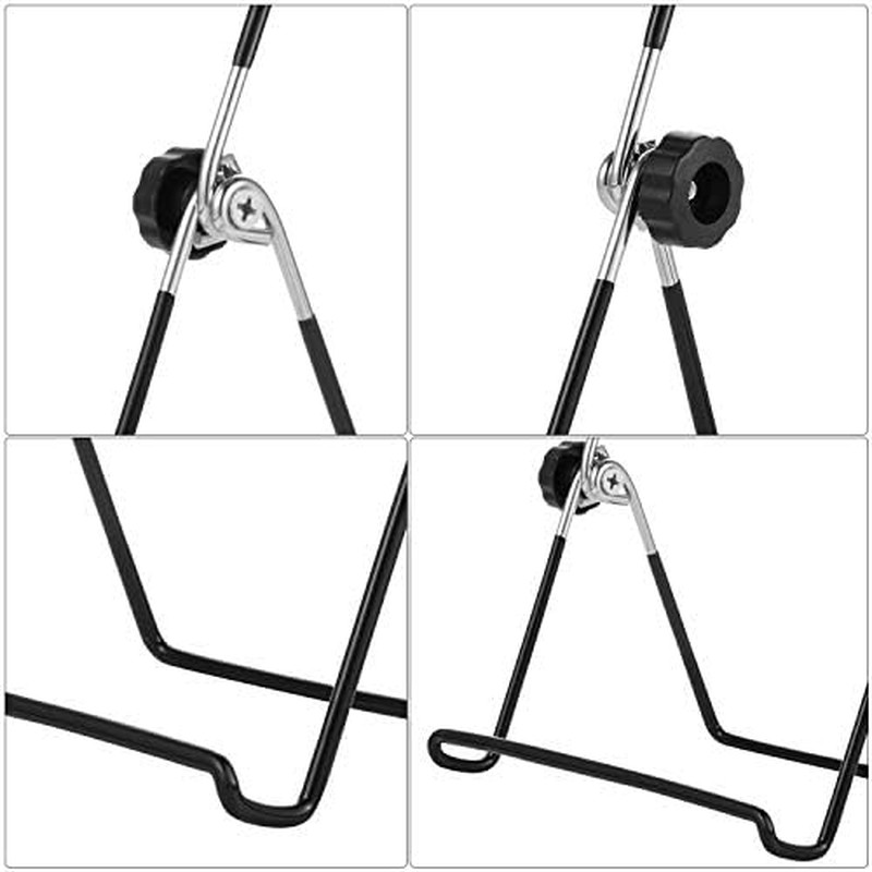 3 Pack Plate Stand Easel Picture Frame Stand Adjustable Foldable Tablet Iron Dis