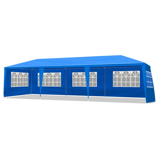 10’x30′ Outdoor Party Tent With 8 Removable Sidewalls, Waterproof Canopy Patio W