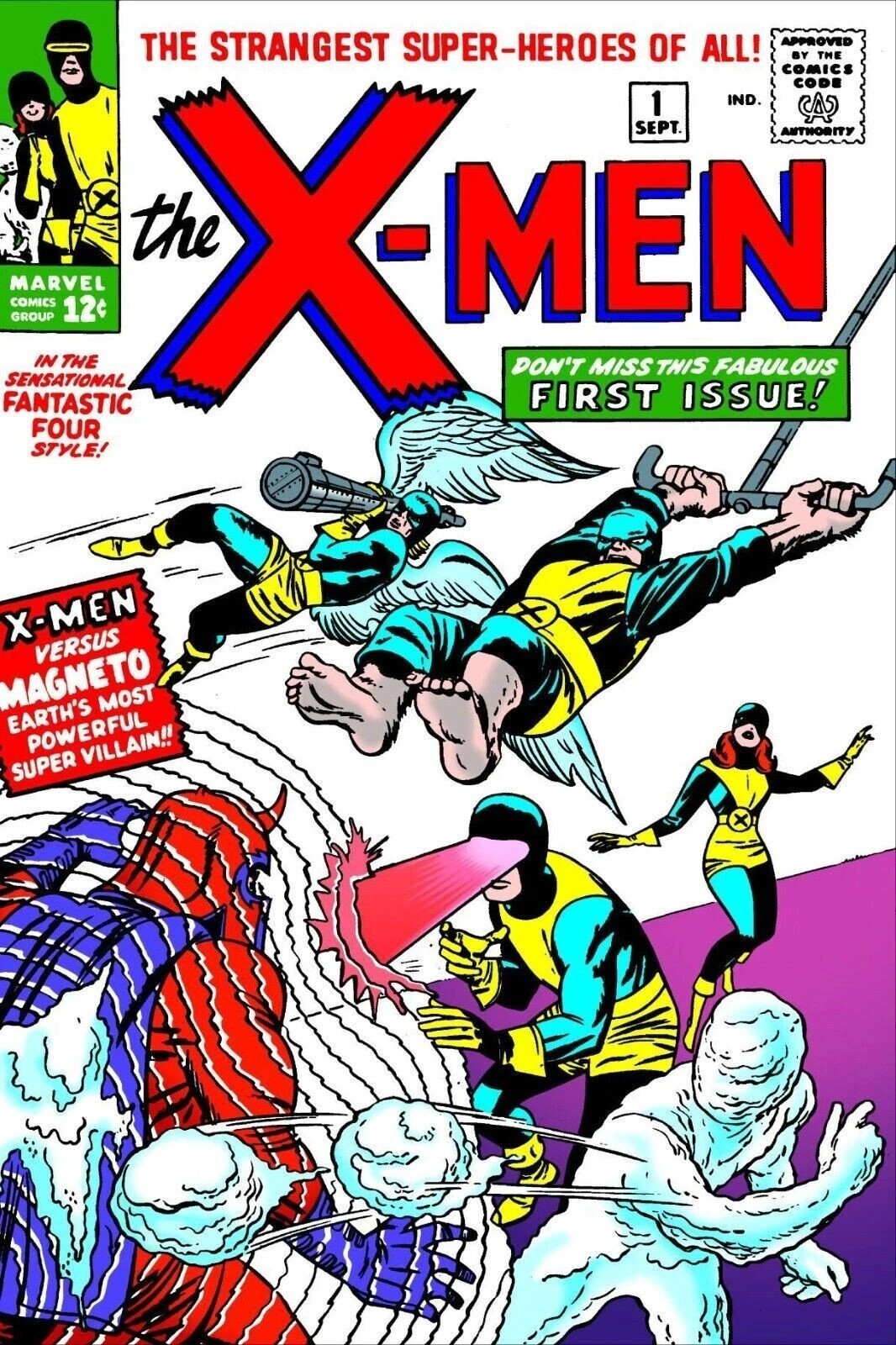 THE X-MEN #1 COMIC BOOK COVER poster print 11″x17″ home decor