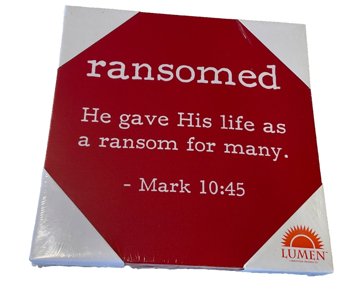 Ransomed Bible Verse Wall Art