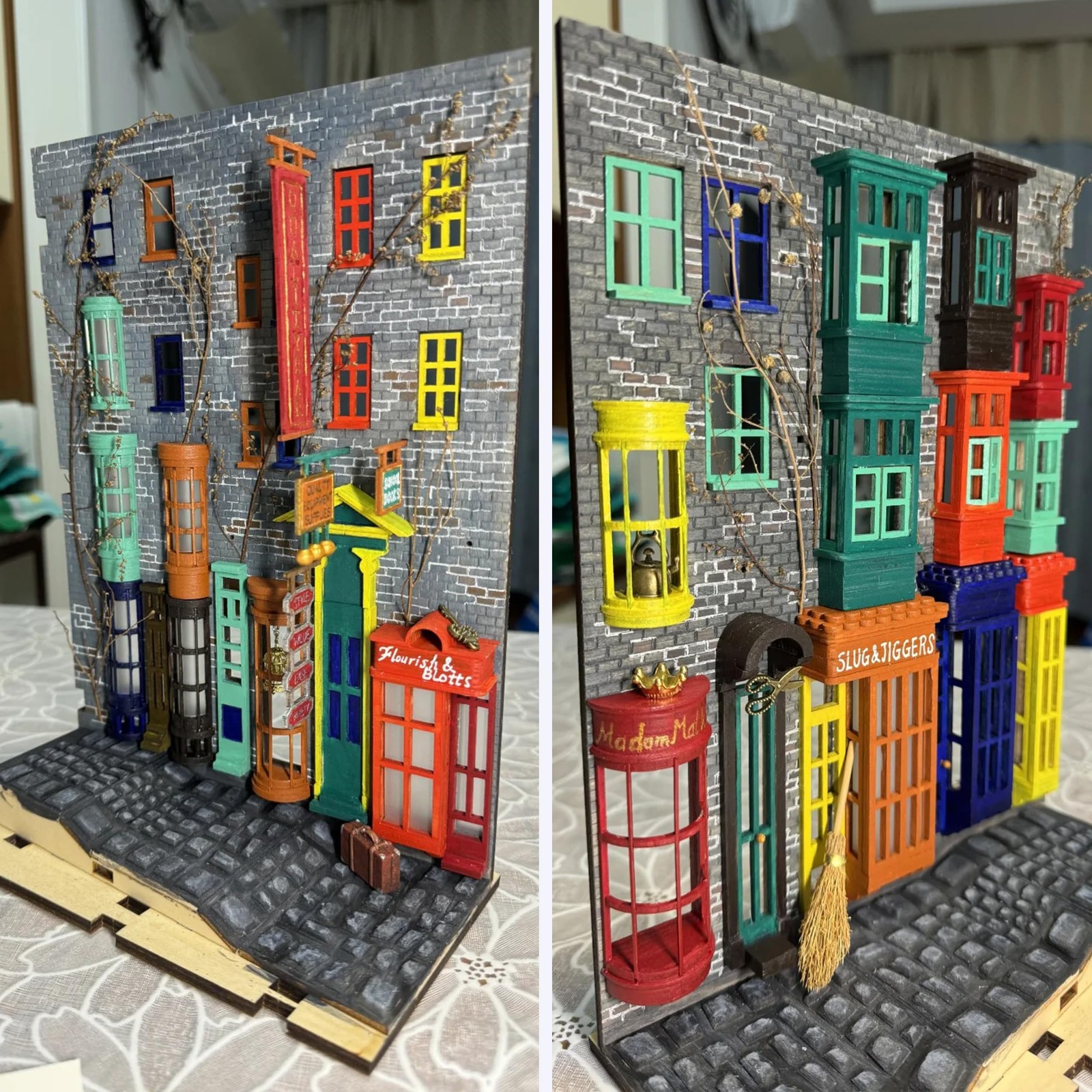LED Book Nook Kit for Adults – Decorative Bookend Stand-3D Wooden Puzzle for …