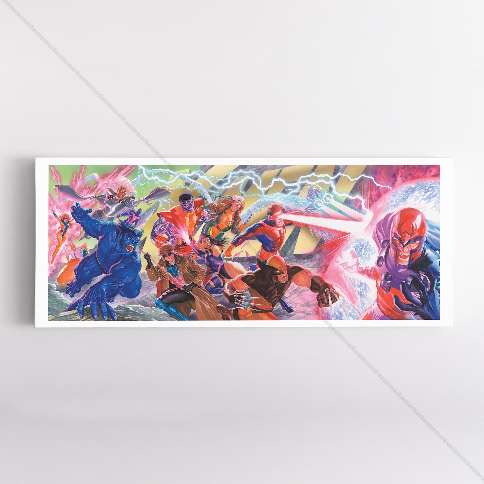 X-Men Alex Ross Poster Canvas Marvel 60 Years Comic Book Cover Art Print