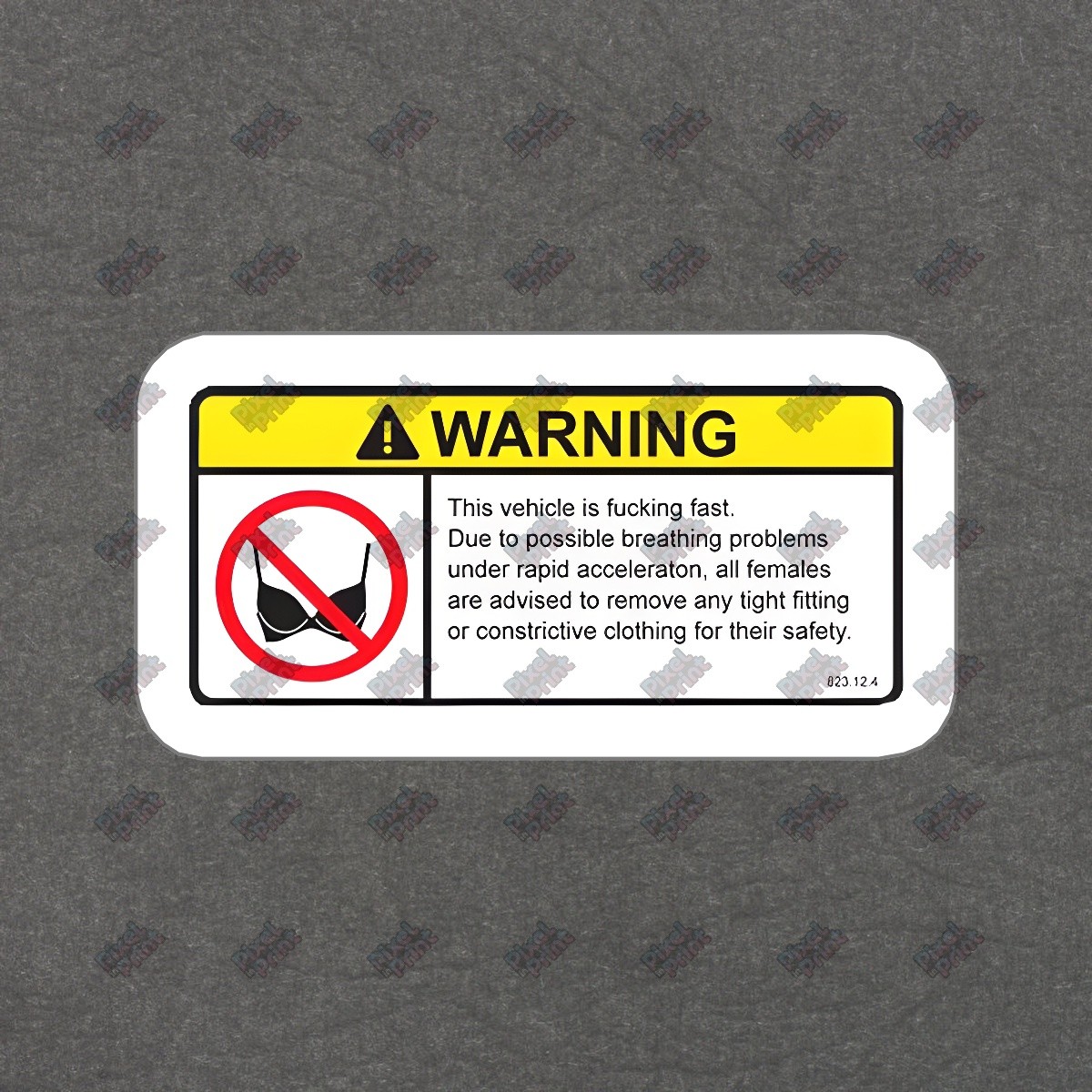 Funny Warning Vinyl Sticker Fast Vehicle Decal Unique Car Decor Gift #262113