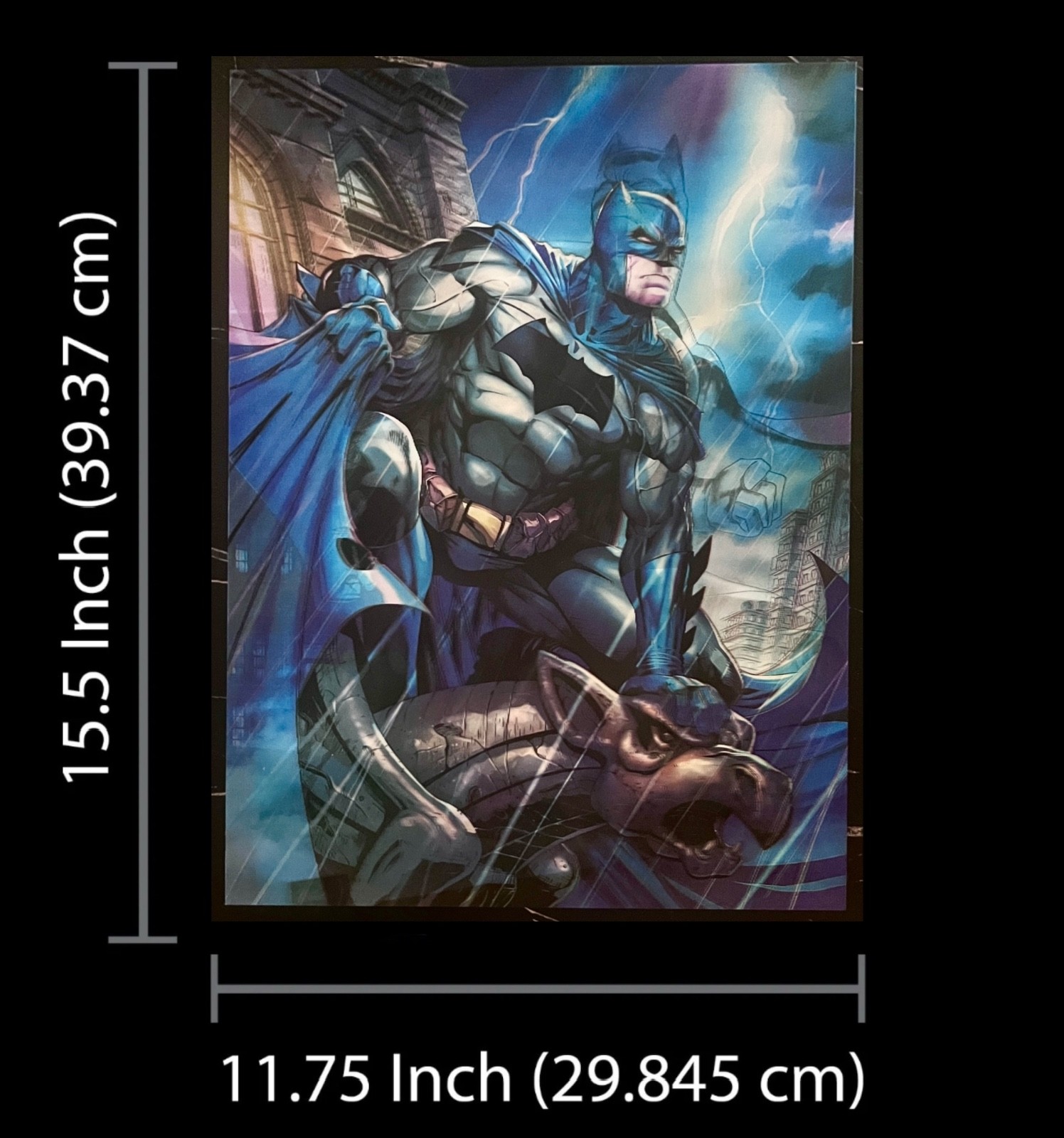 DC-BatmanPoster 3D Lenticular Flip Effect,3 Images In One, water resistant