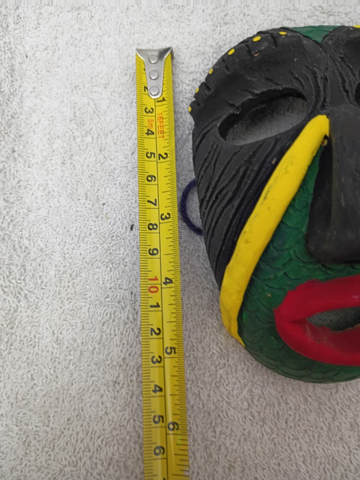 Hand Painted Decorative Mask Measurements 5×4 Inches.Wall Or Shelf Decoration