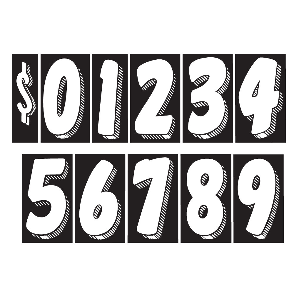 Car Dealer Windshield Stickers 13 Dozen Pricing Numbers 7.5 Inch Dealership Tags