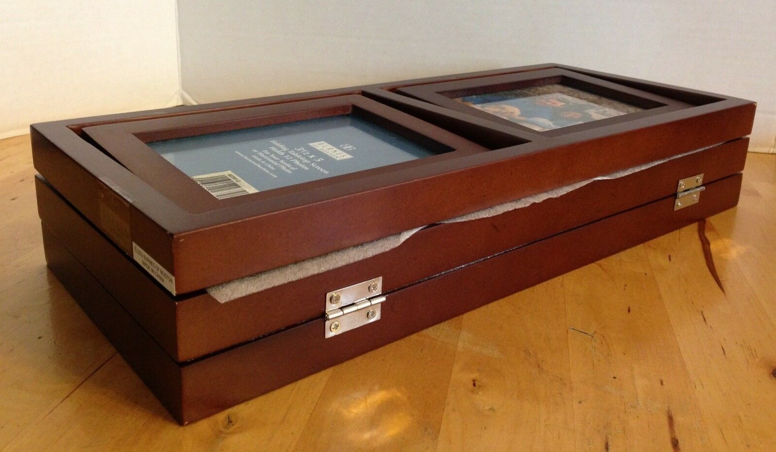 Burnes of Boston Folding Tabletop Photo Frame Holds 12 Photos