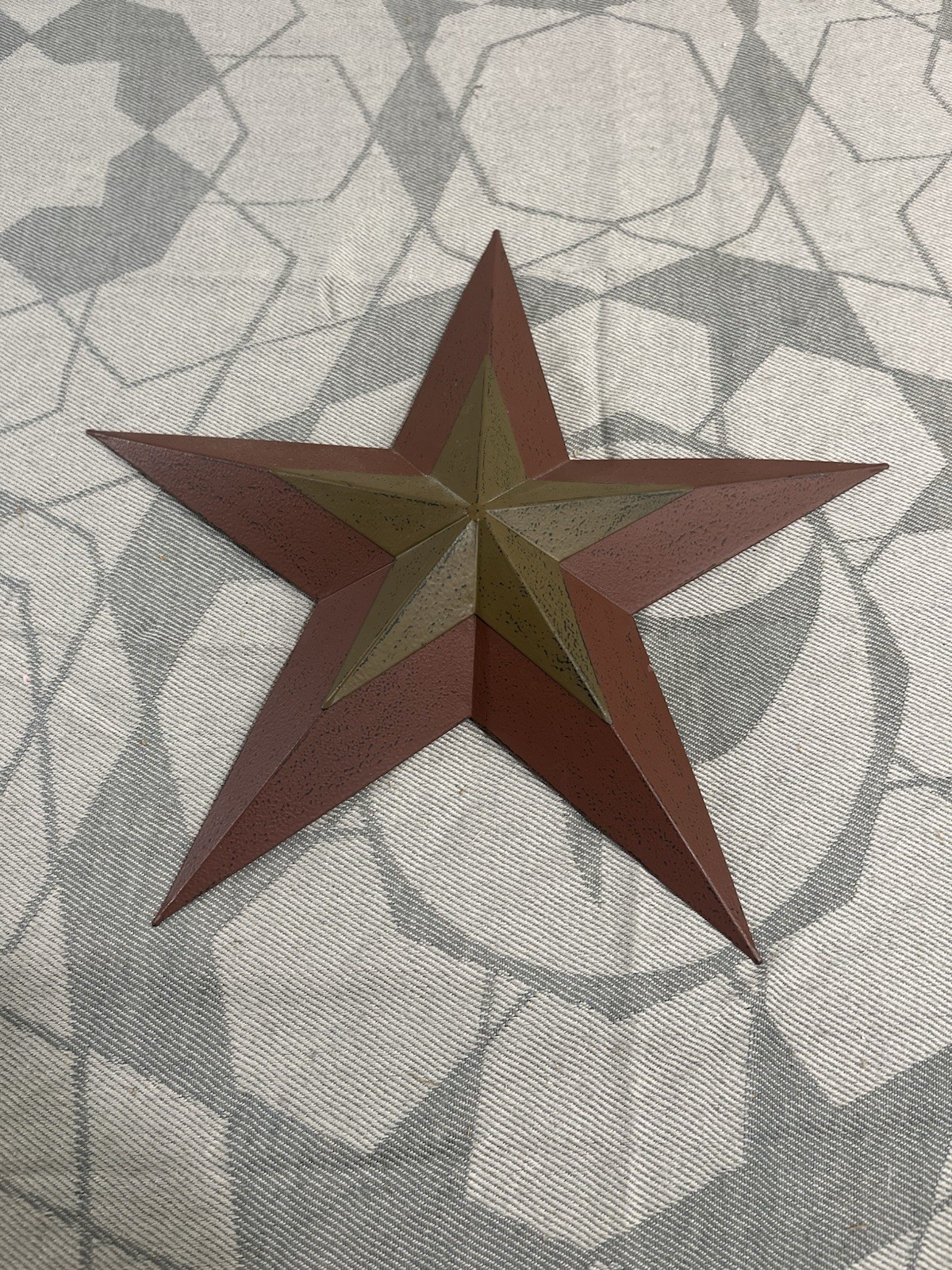 Metal Star Farmhouse Decor Barn 12”