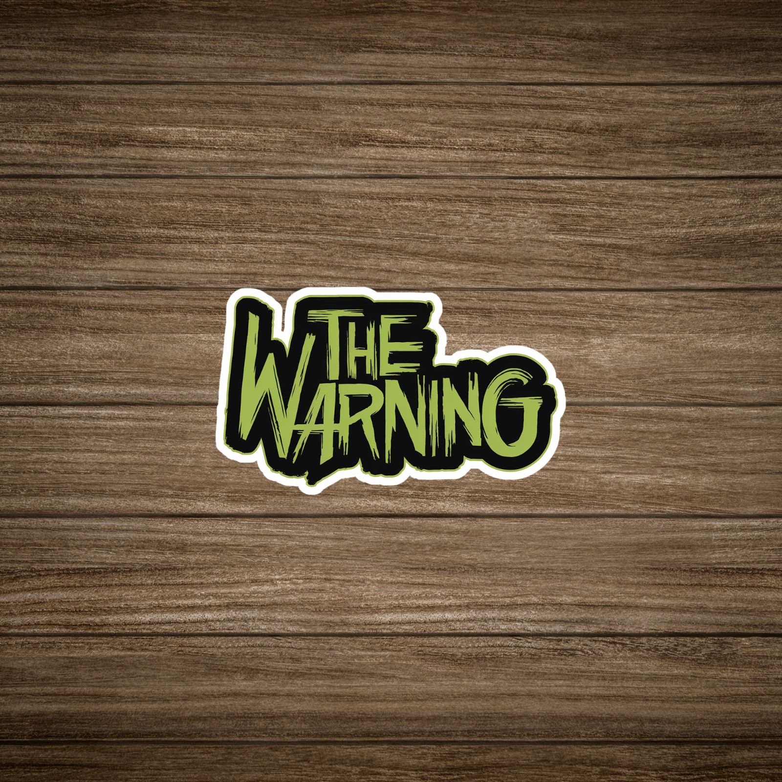 The Warning Punk Rock Band Green Logo Sticker Decal Car Window Laptop Decor #269