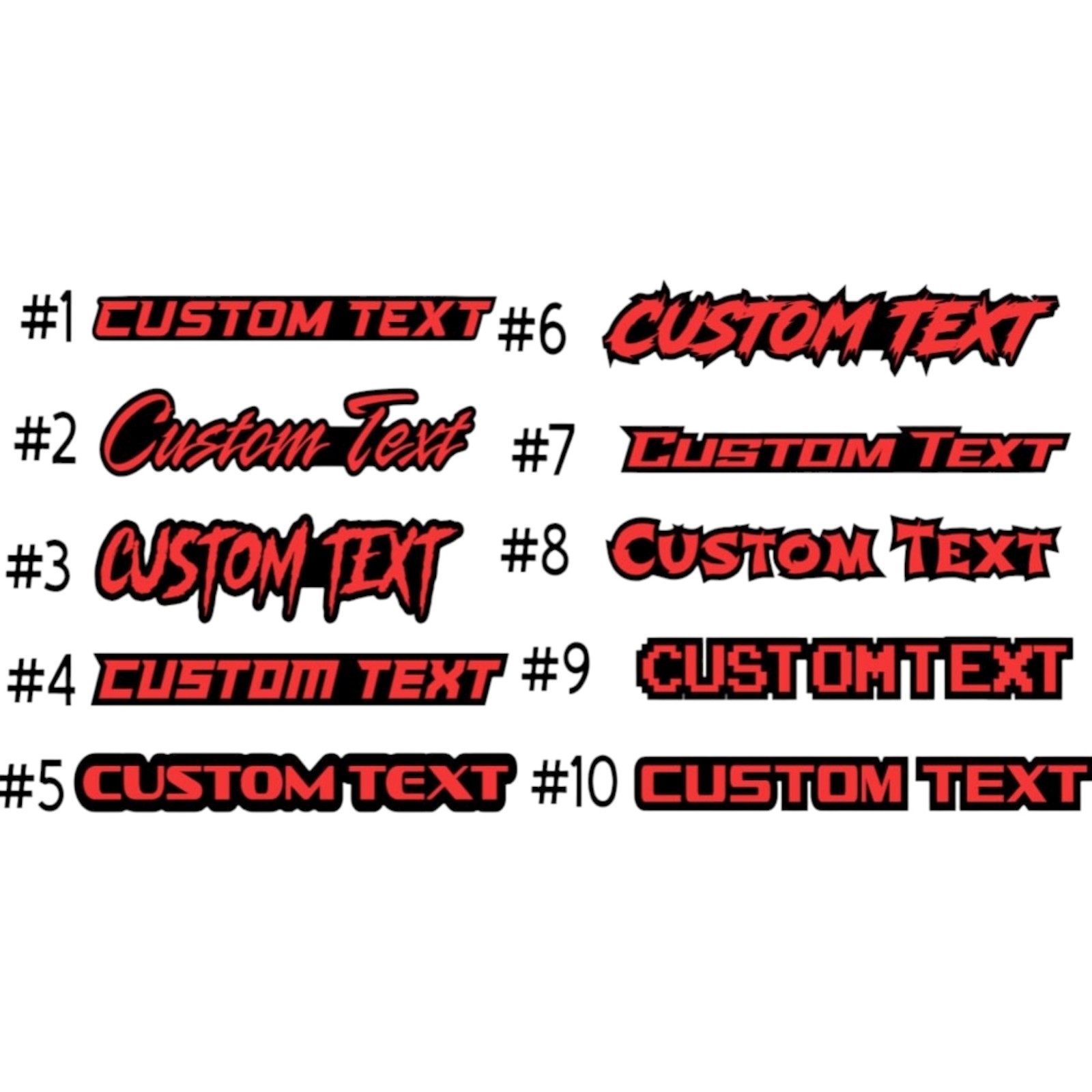 Custom Multicolor Personalized Name! Laser Cut 3D Acrylic Emblem Badge for Car