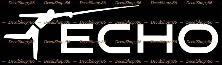 ECHO Fly Fishing Rods – Outdoor Sports – Vinyl Die-Cut Peel N’ Stick Decals