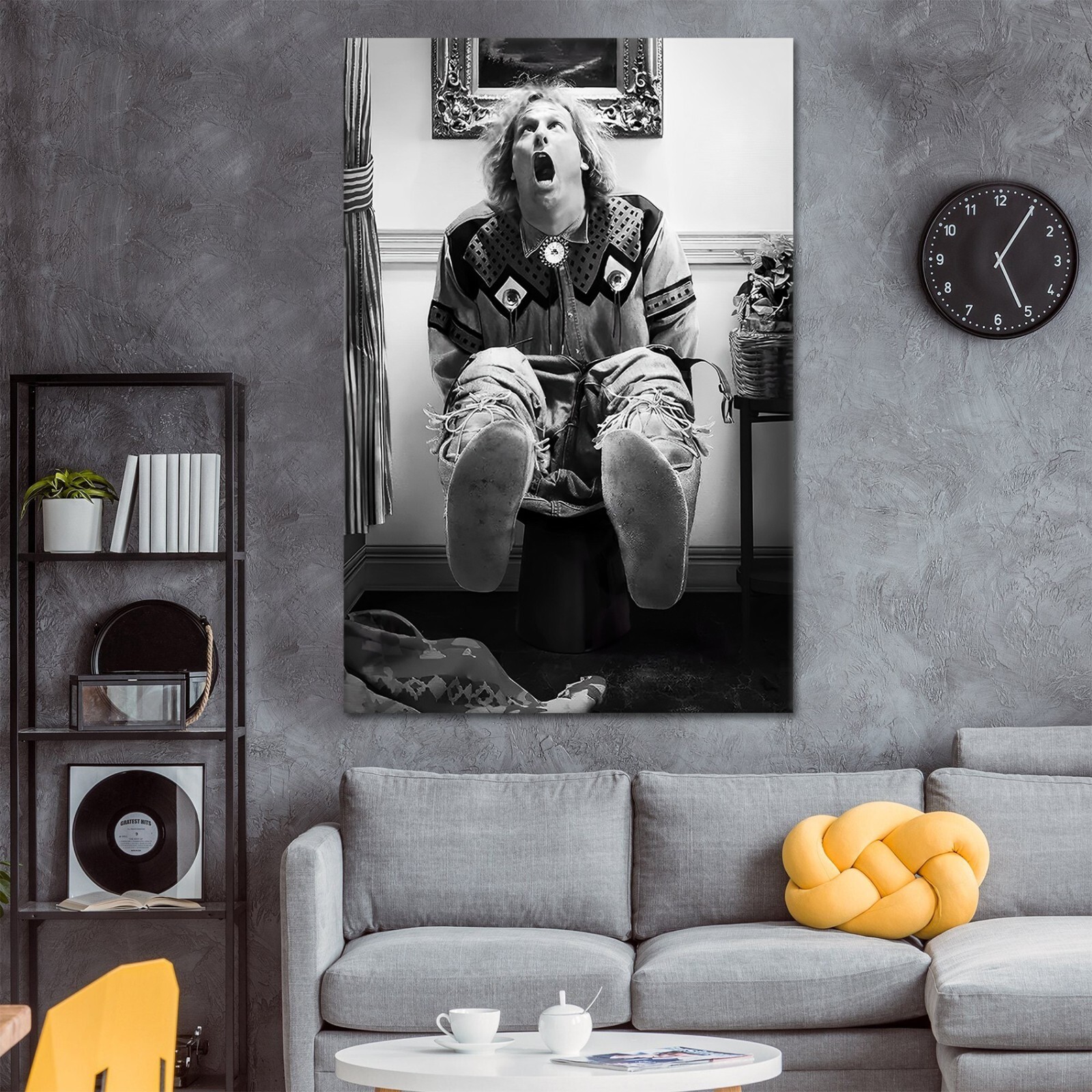 Vintage Bathroom Funny Art Print Comedy Toilet Picture Home Decor Gift for Him