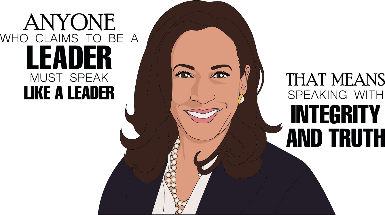 Home Lettering Art Kamala Harris Inspirational Leader Quotes Vinyl Wall Decal