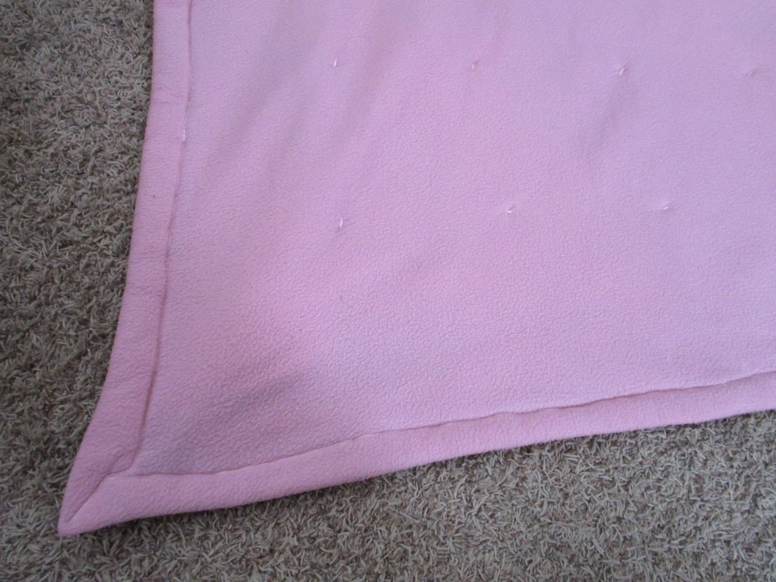 DENIM JEAN QUILT POCKET BABY BLANKET JOHN DEERE PINK CAMO 41″ X 52″ PATCHWORK