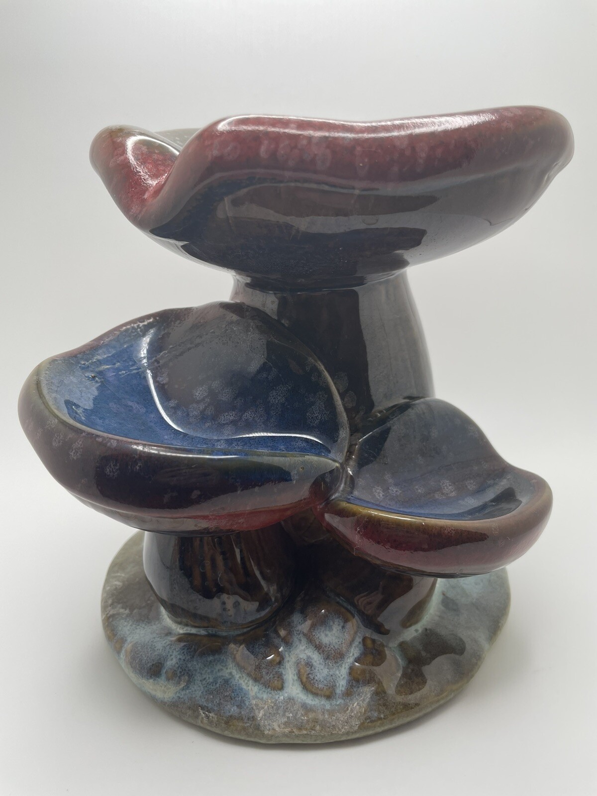 Indoor Tabletop 3-Tier Water Fountain, 6.5” Tall & 6” Length & 6” Base