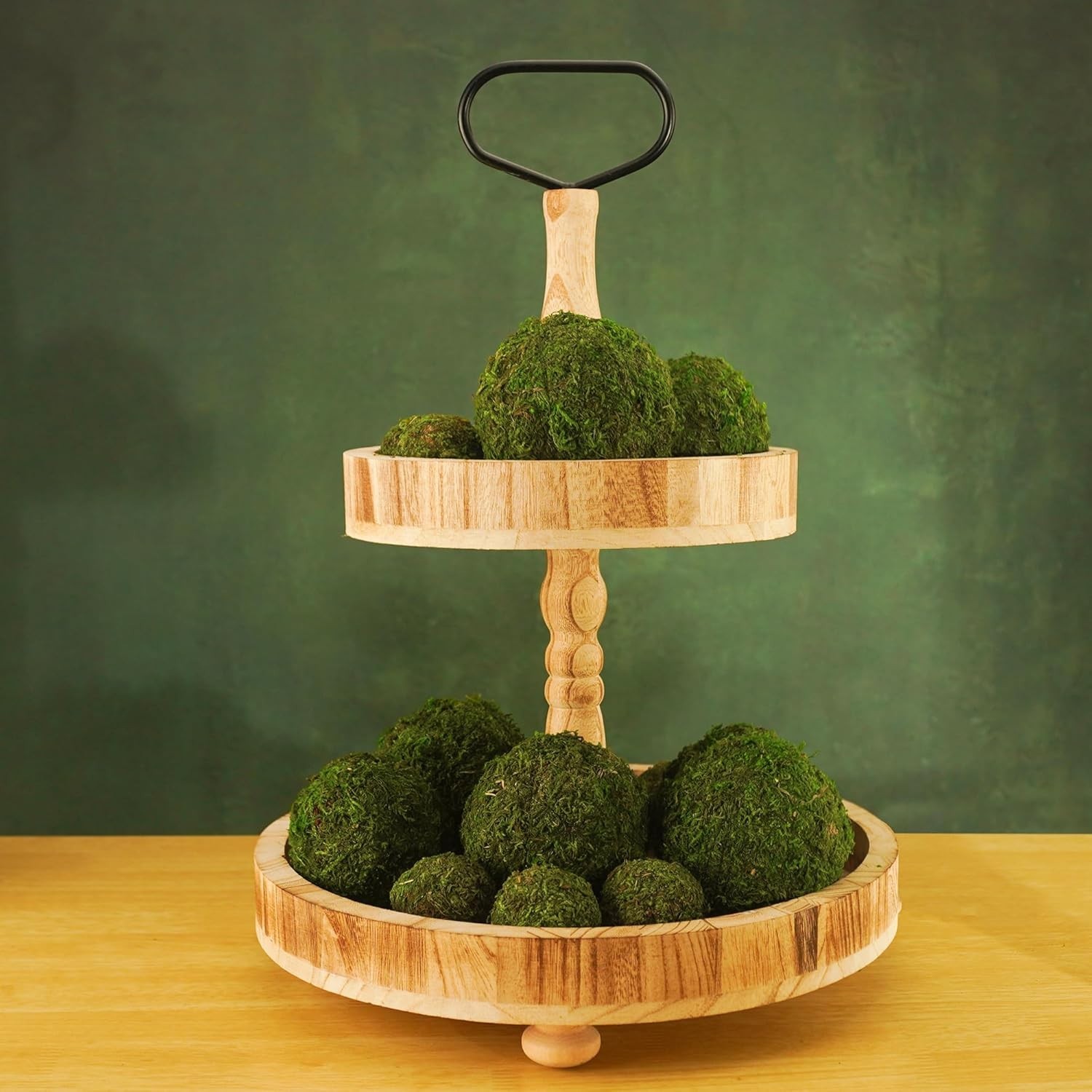 6 PCS Extra Large 4 Inch Decorative Moss Balls For Bowl Centerpiece