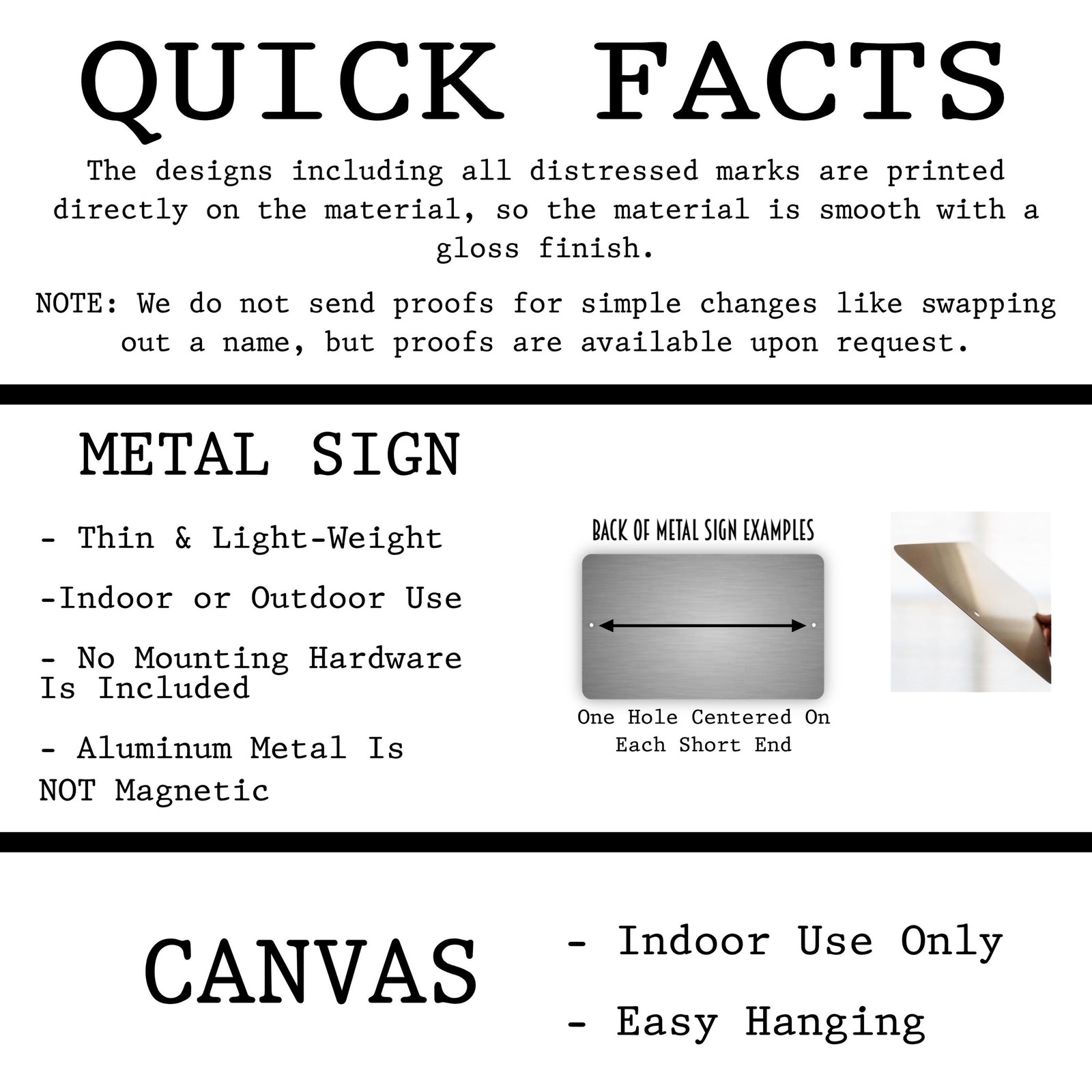 Gift Certificates Available Sign | Business Metal Sign or Canvas | Shop, Salon,