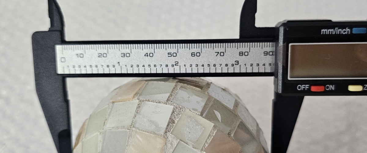 3 Decorative Mosaic Balls Spears Orbs Centerpiece Decor 3.5″ To 4″
