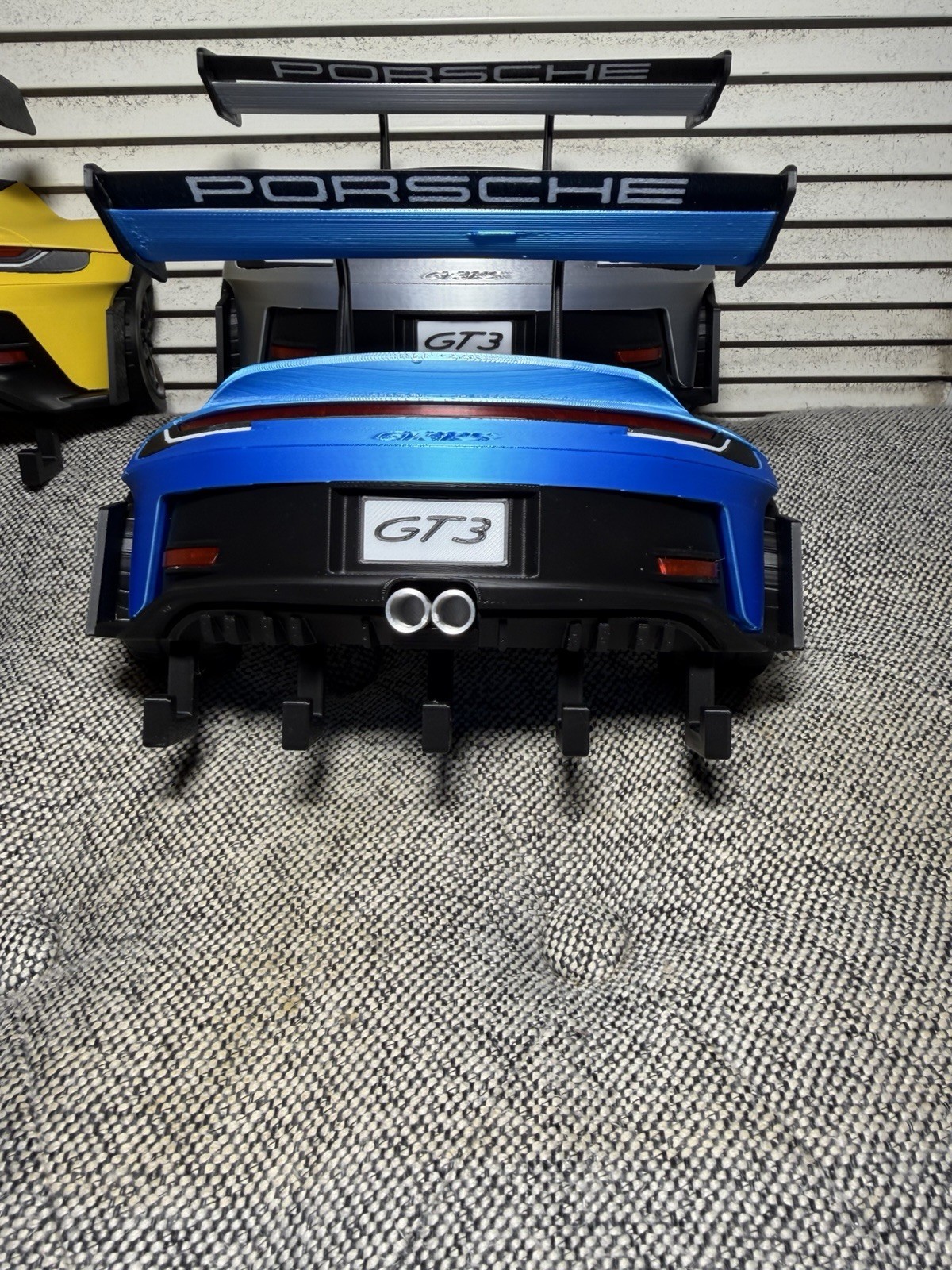 Porsche GT3 Car Shape Wall Mounted Key Hook Rack Multicolor Hanging