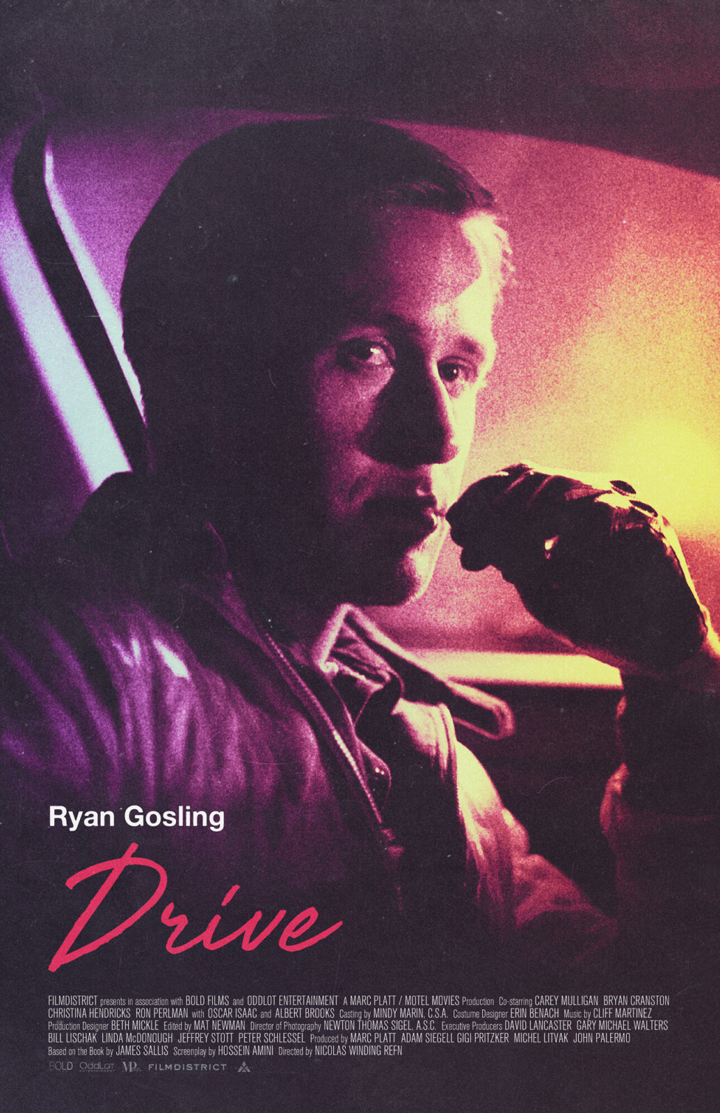 AA1143 Drive Film By Nicolas Winding Refn 2011 Movie Poster 11×17