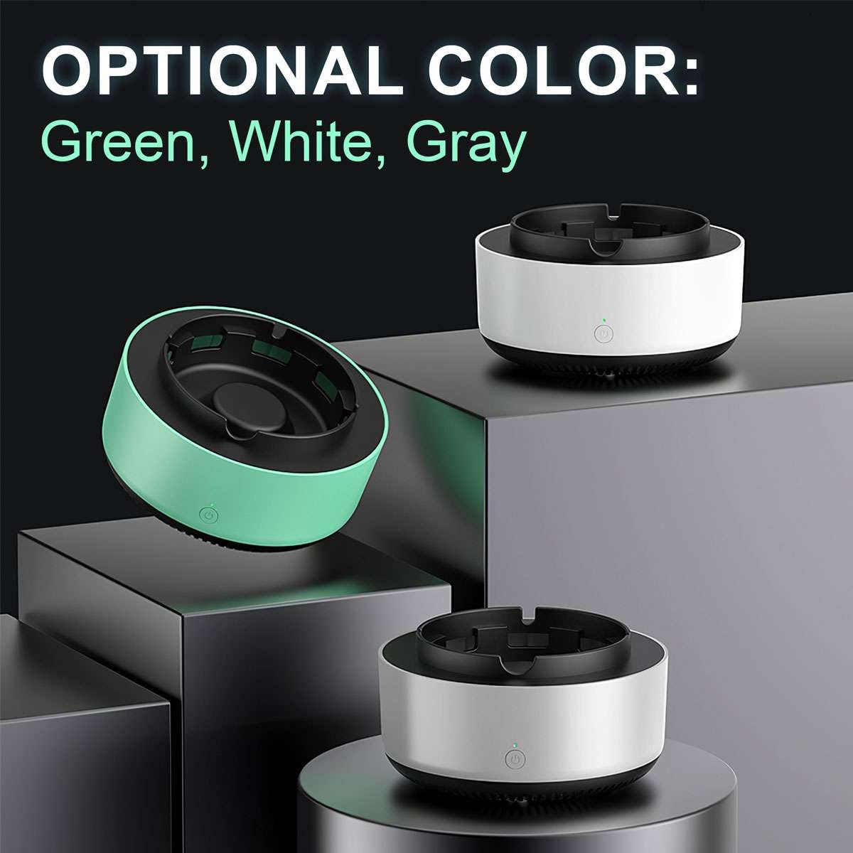 2 in 1 Multifunctional Smokeless Ashtray Purifier Ashtrays with Filter Purifier