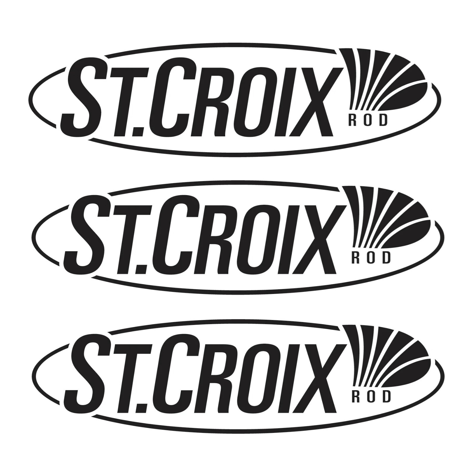 St. Croix Fishing Rods Die Cut Bumper Car Window Vinyl Decal sticker