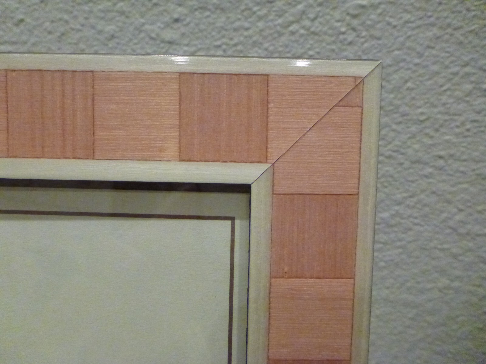 Natalini Picture Frame Handcrafted Real Wood Made in Italy 4×6 Pink Colorblock