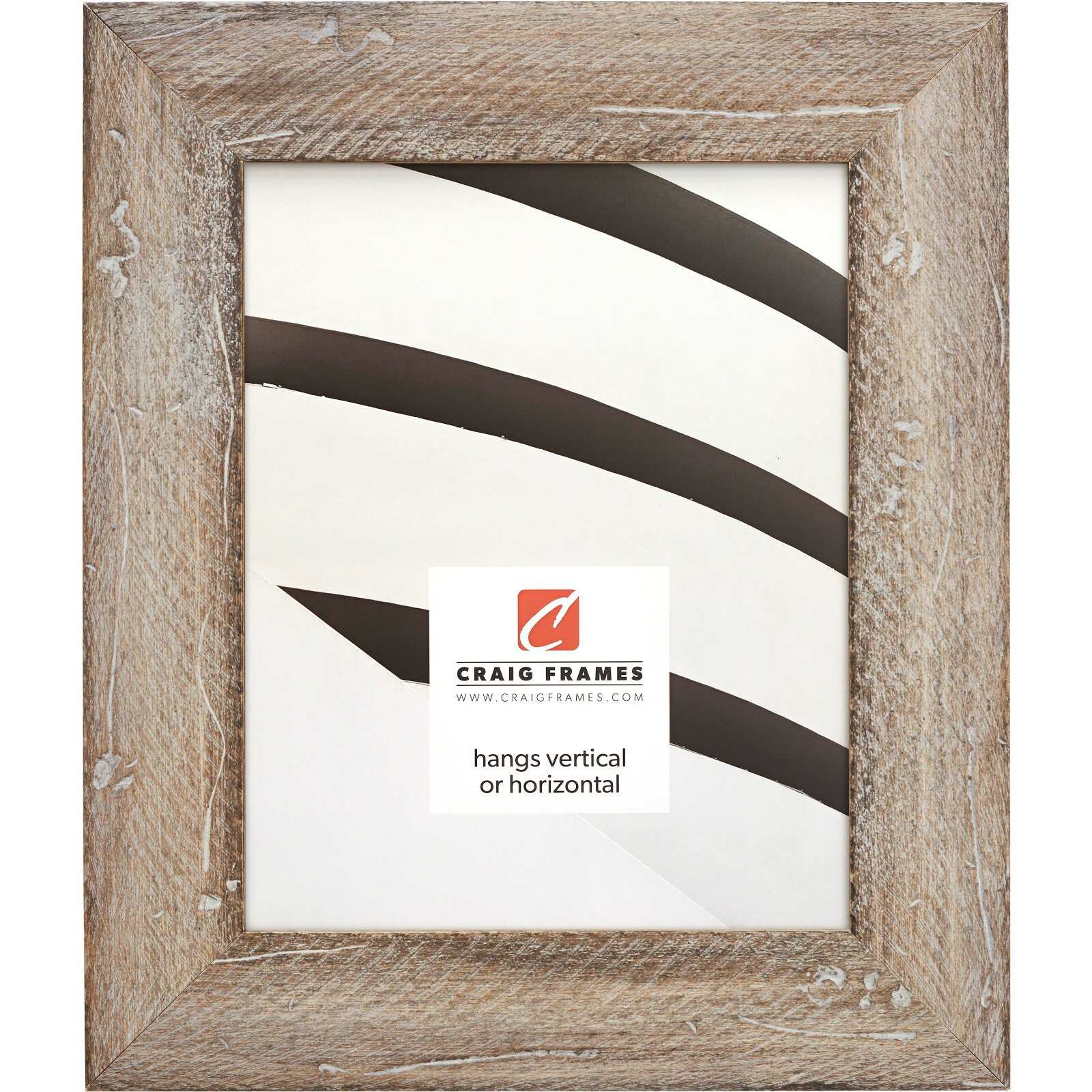 Craig Frames Hatteras, 2.0 Inch Wide Boho Rustic Beach Wood Brown Picture Frame