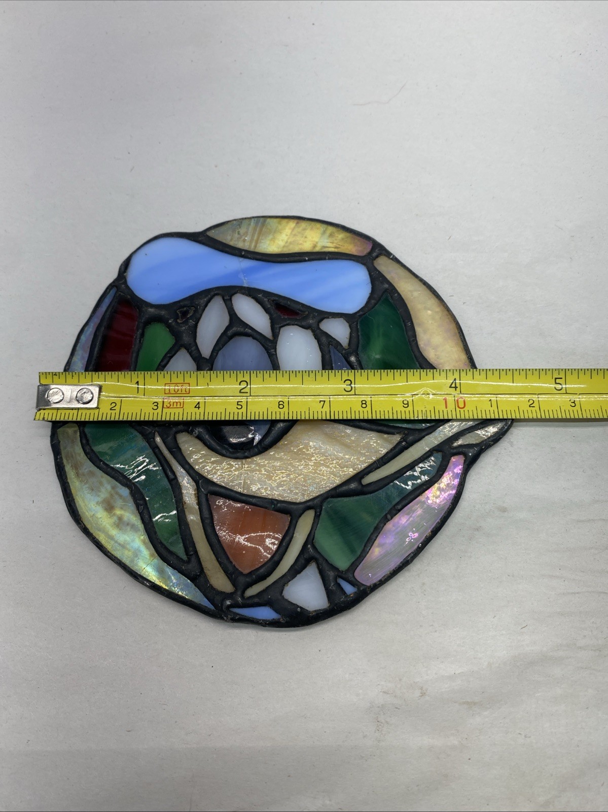 Handcrafted Suncatcher Stained Glass Of Donald Duck