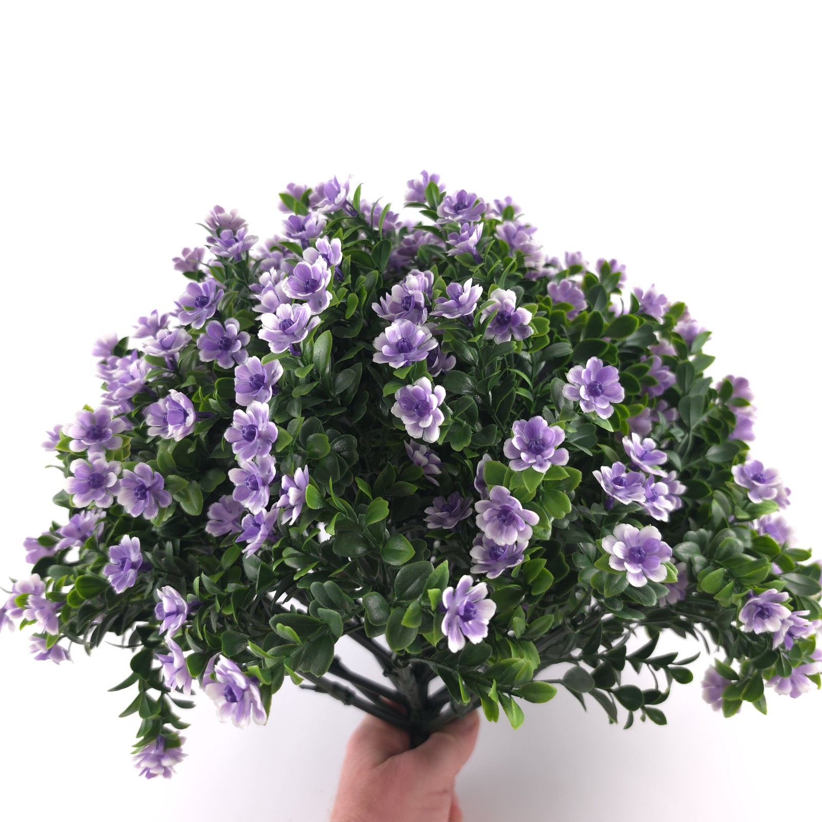 Wicker Park 20″ Oversized Faux Wildflower Urn Filler Purple