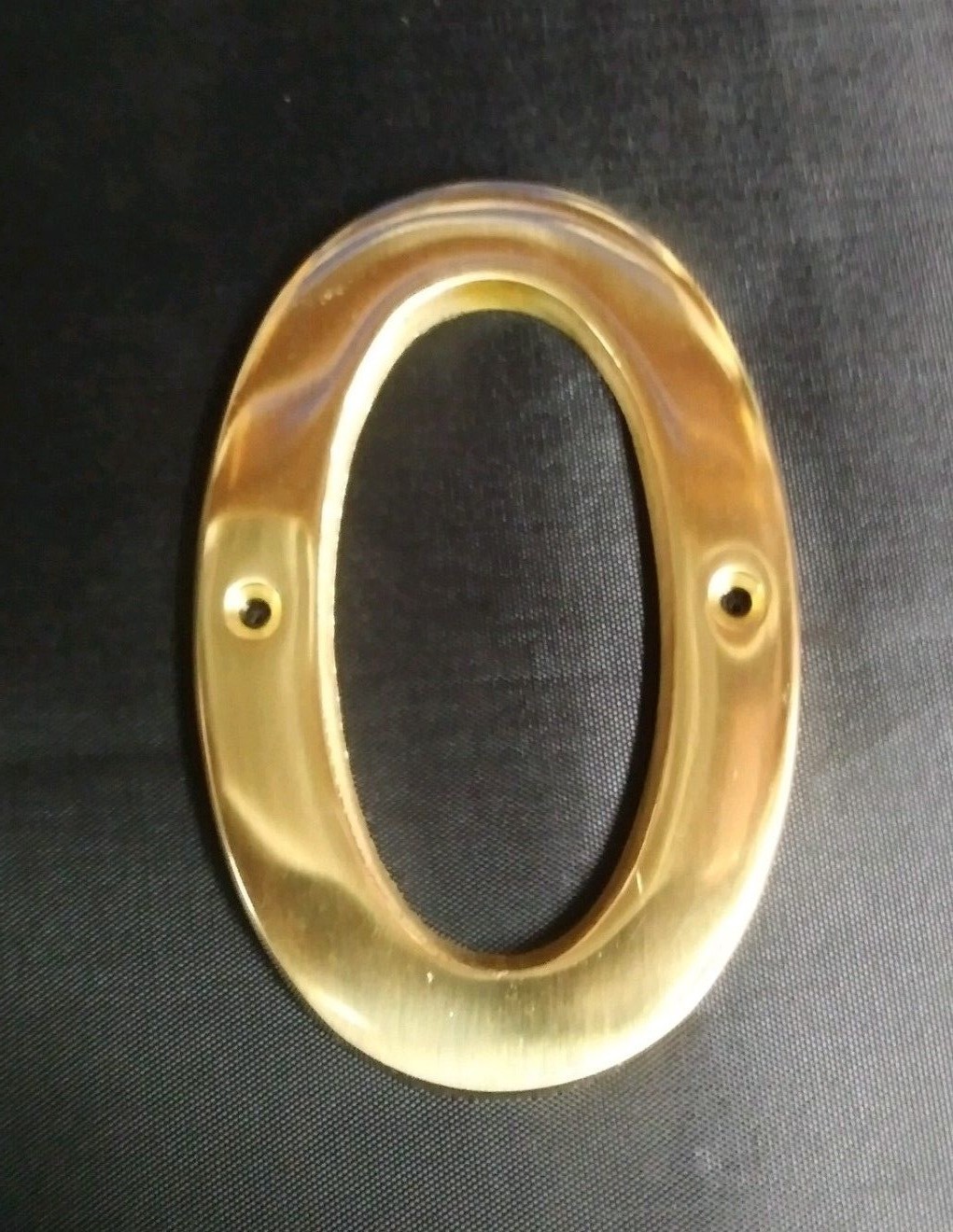 Polished Brass House 4″ Inch High Address Numbers 0-9 Letter A-F