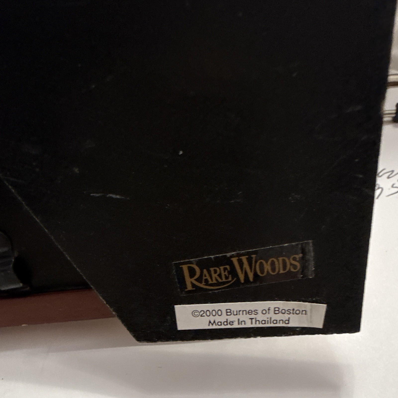 Burnes of Boston Rare Woods Sienna 5×7 Brown Wood Tabletop Frame Clear Glass