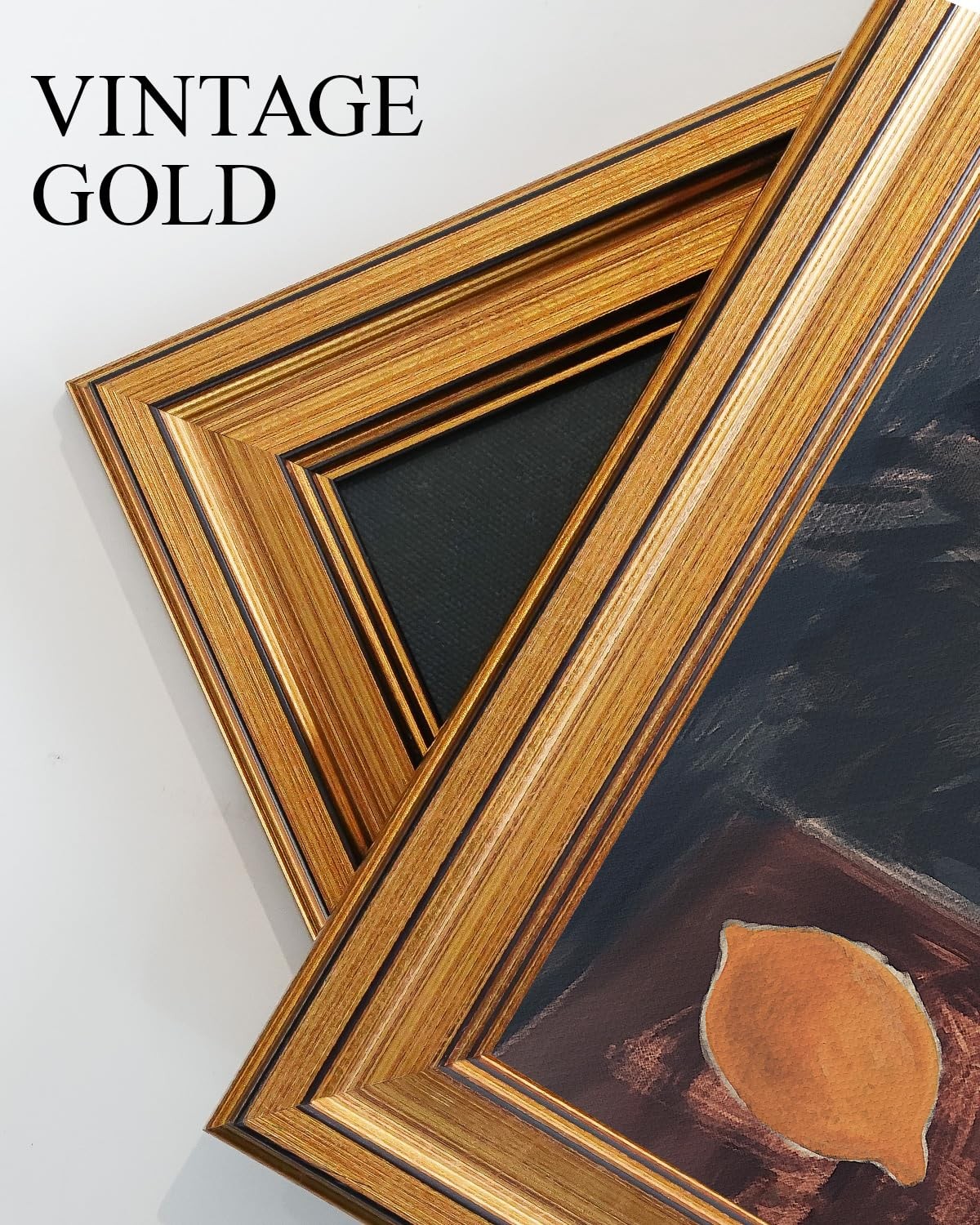 Vintage Gold Framed Wall Art for Living Room, Poppy Canvas Prints Home Decor,…