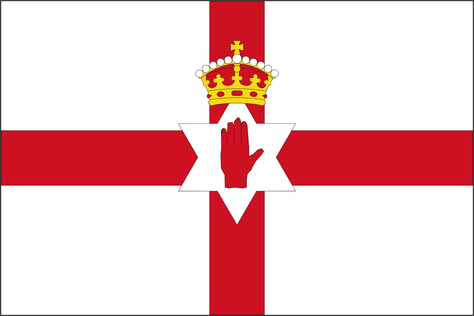 Northern Ireland Flag Vinyl Decal / Sticker ** 5 Sizes **