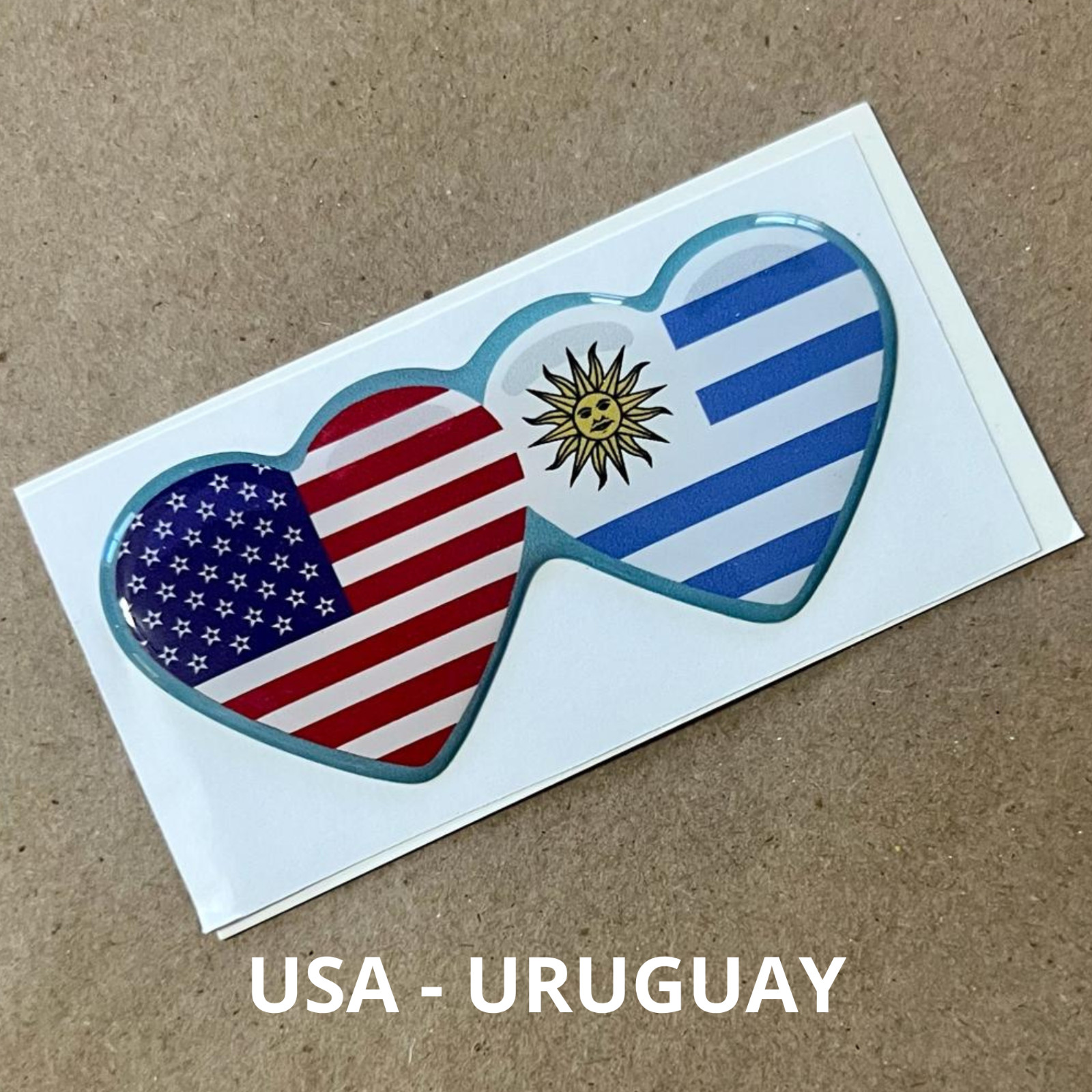 Epoxy resin dome 3d gel sticker Adhesive Crystal Flags