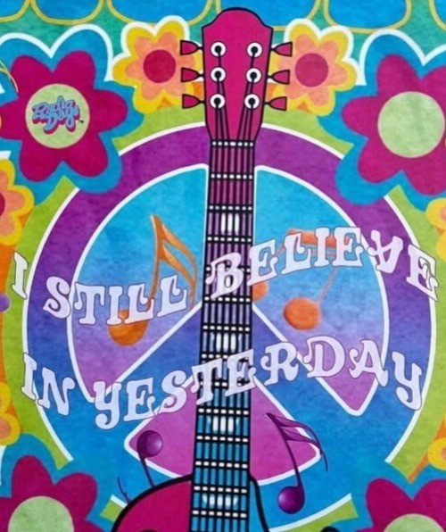 VINTAGE 1985 Radio Days Brand Canvas Wall Print Decor 23”W x 30”H