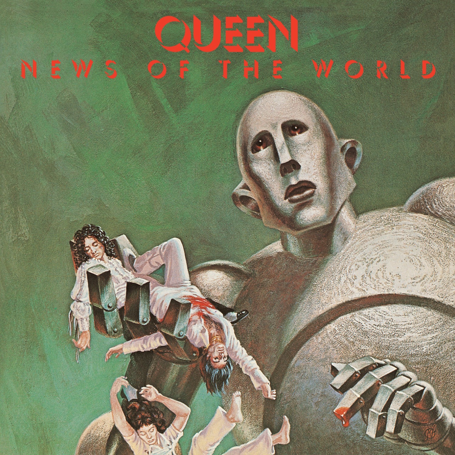 Queen News of the World Poster Print 12×12 Music Album Cover Rock Band Decor