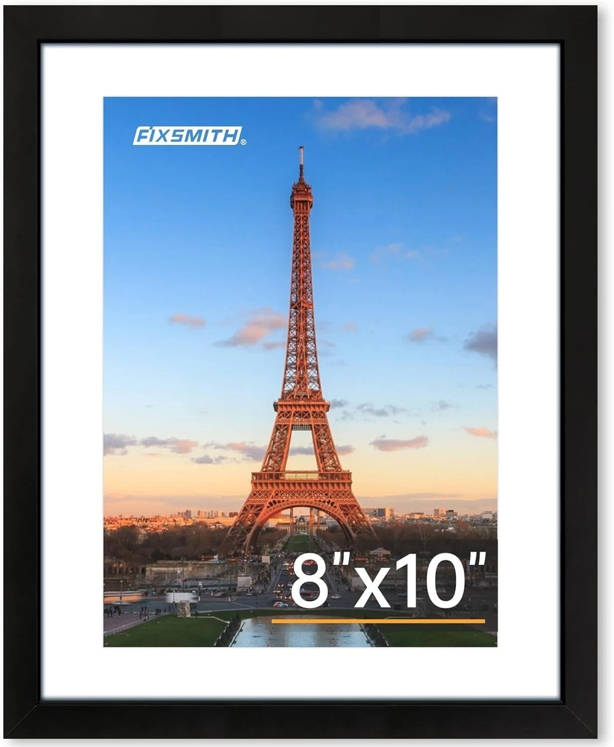8×10 Picture Frame 1 Pack, Photo Frame with HD Plexiglass, Display Pictures